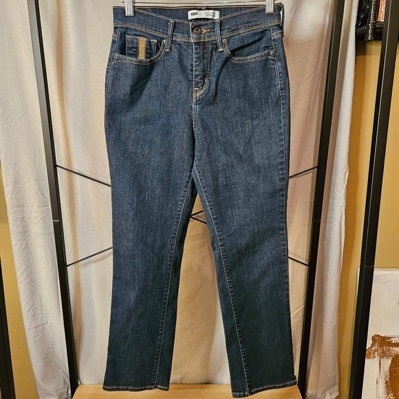 Women's Levis 512 Straight Leg Jeans Size 6P Short - Picture 1 of 5